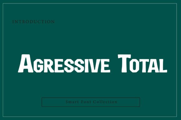 Agressive Total: A Display Font That Commands Attention