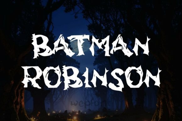 Batman Robinson: A Bold Typeface for Captivating Brand Content