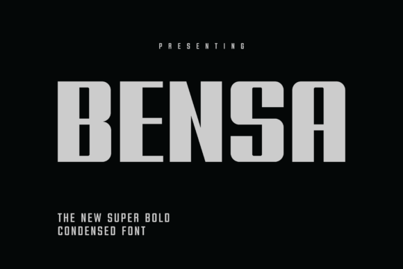 Bensa: A Bold Typeface for Makers Who Want to Make an Impact