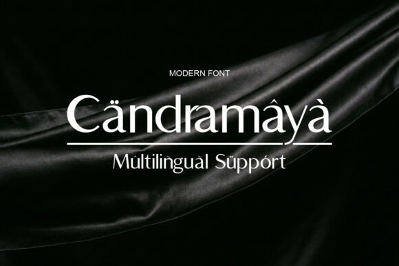 Candramaya: A Sophisticated Font for Impactful Campaign Design