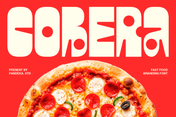 Cobera Font: A Bold Choice for Fast Food Branding and More