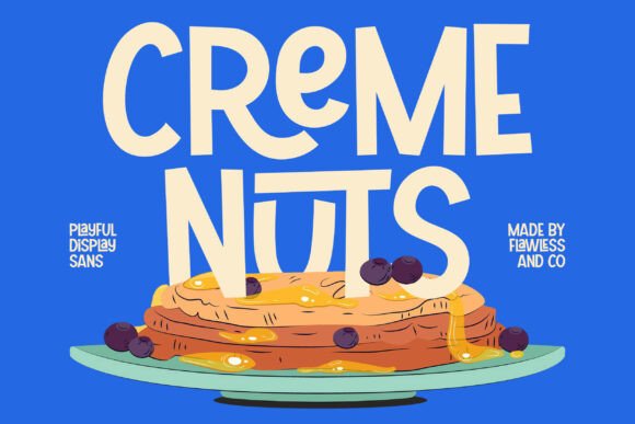 Creme Nuts: A Playful Typeface for Memorable Branding