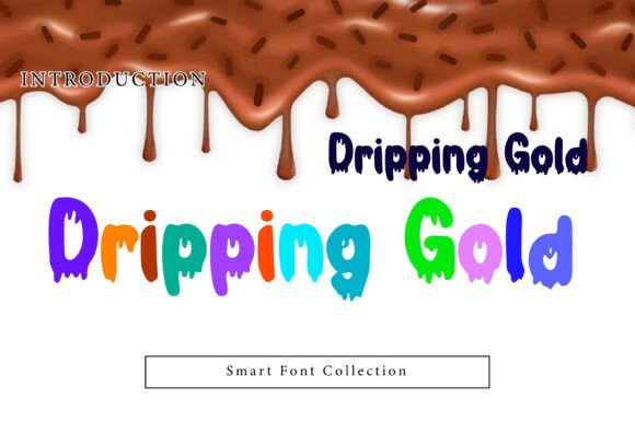 Dripping Gold Typeface for High-Impact Digital Campaigns
