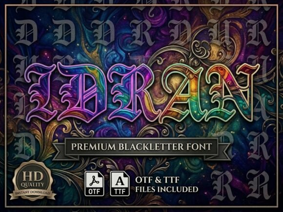 Idran Font Review: A Display Typeface That Demands Attention