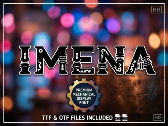 Imena Font: A Display Typeface That Elevates Digital Design