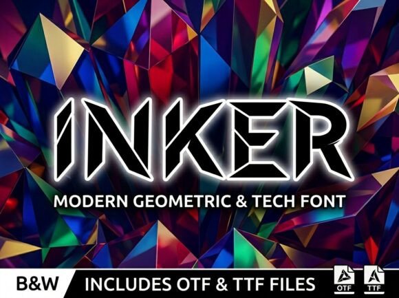 Inker Font: A Decorative Typeface for Craft Creators