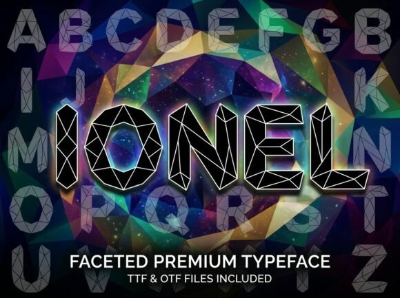 Ionel: A Decorative Display Font for Editorial Impact