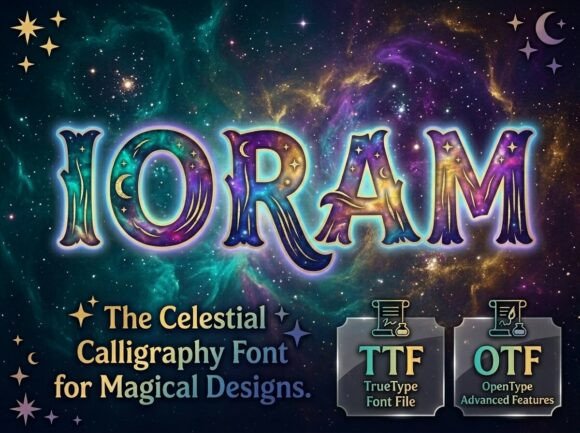 Ioram Font: A Bold Display Typeface for Editorial Design