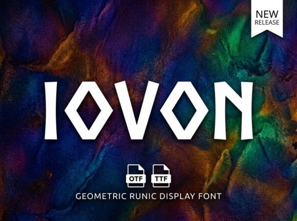 Iovon Font: A Display Typeface That Elevates Branding Projects