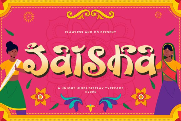 Jaisha Font: A Joyful Display Typeface for Editorial Design