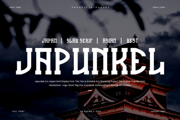Japunkel Typeface: A Bold Choice for Branding Projects