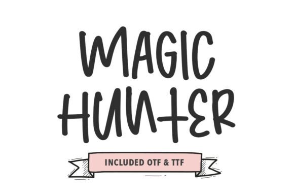 Magic Hunter Font: A Display Typeface for Creative Branding Projects