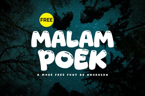 Malam Poek: A Font That Brings Personality to Your Editorial Design