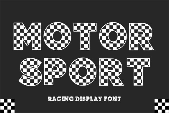 Motor Sport Font: A Bold Display Typeface for Editorial Design