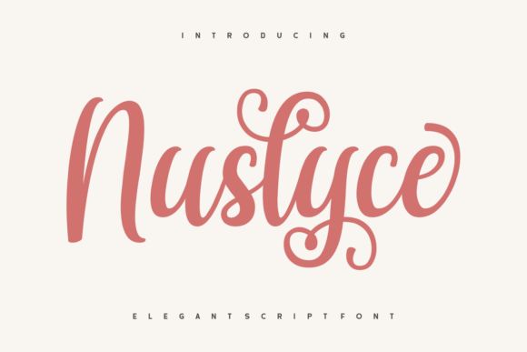 Nuslyce: A Script Font That Elevates Brand Campaigns