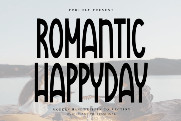 Romantic Happyday: A Handwritten Typeface for Editorial Elegance