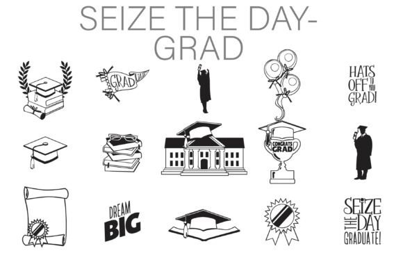 Seize the Day Grad: A Triumph in Typography for Branding Projects