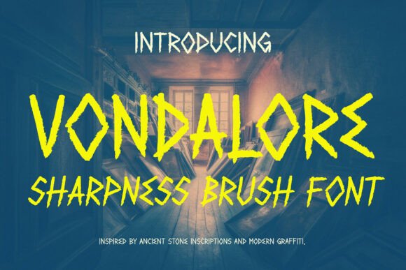 Vondalore Font: A Bold Display Typeface for Digital Branding