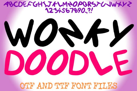 Wonky Doodle Review: A Playful Font for Creative Projects